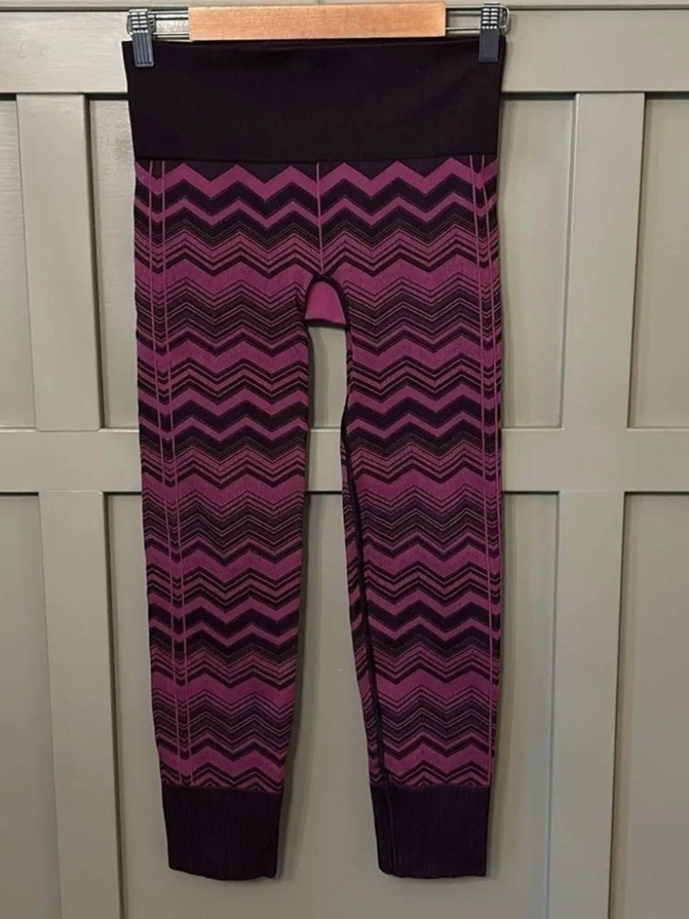 Lululemon Ebb To Street Pant Heathered Regal Plum Seamless Yoga Leggings Size 6